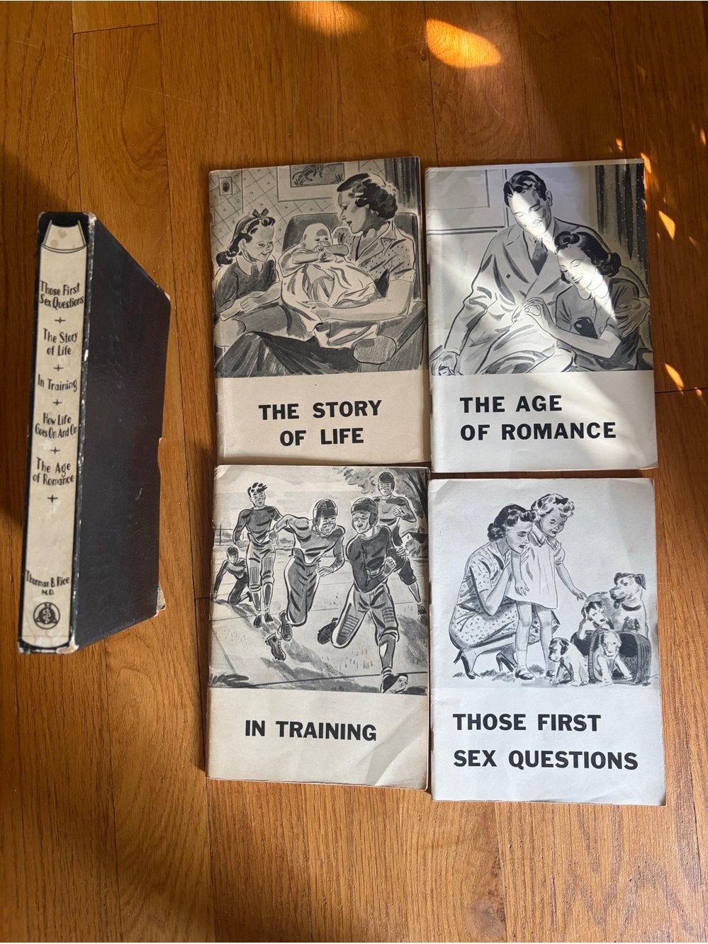 1940s 4 Booklets by Thurman B Rice, MD: Those First Sex Question, Story of Life